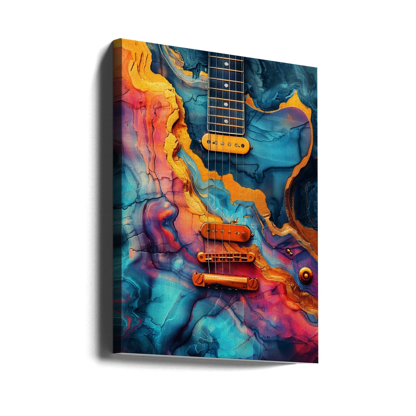 Music Guitar 3 Canvas Print