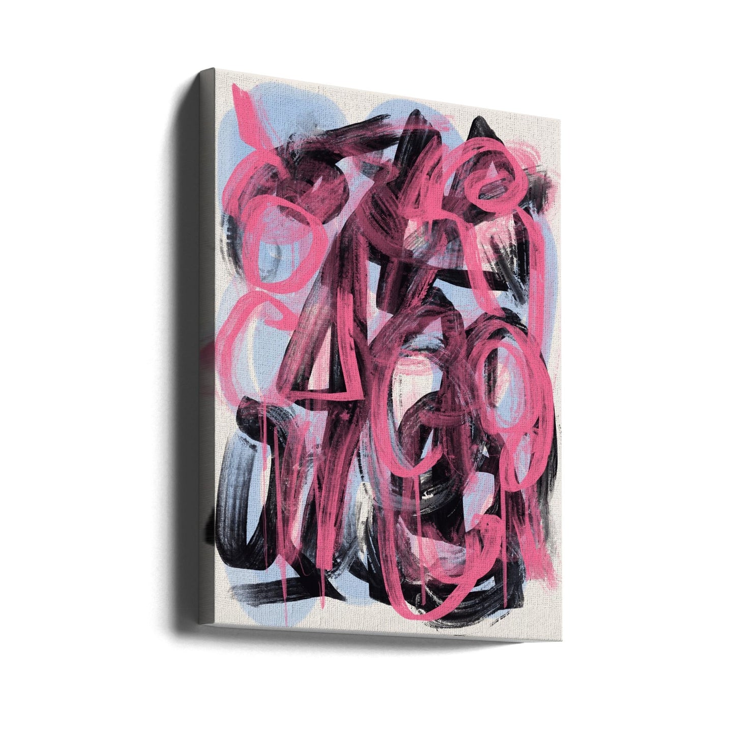 Wall art Dry brush abstract