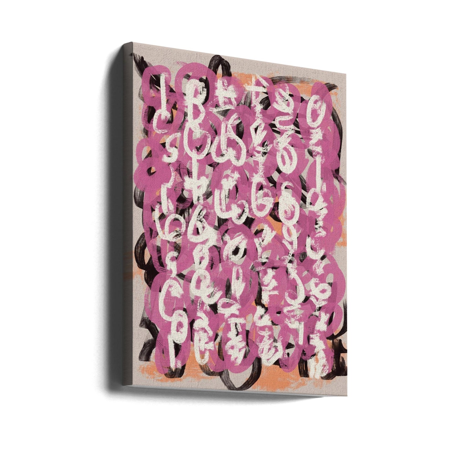 Wall art Paint brush abstract