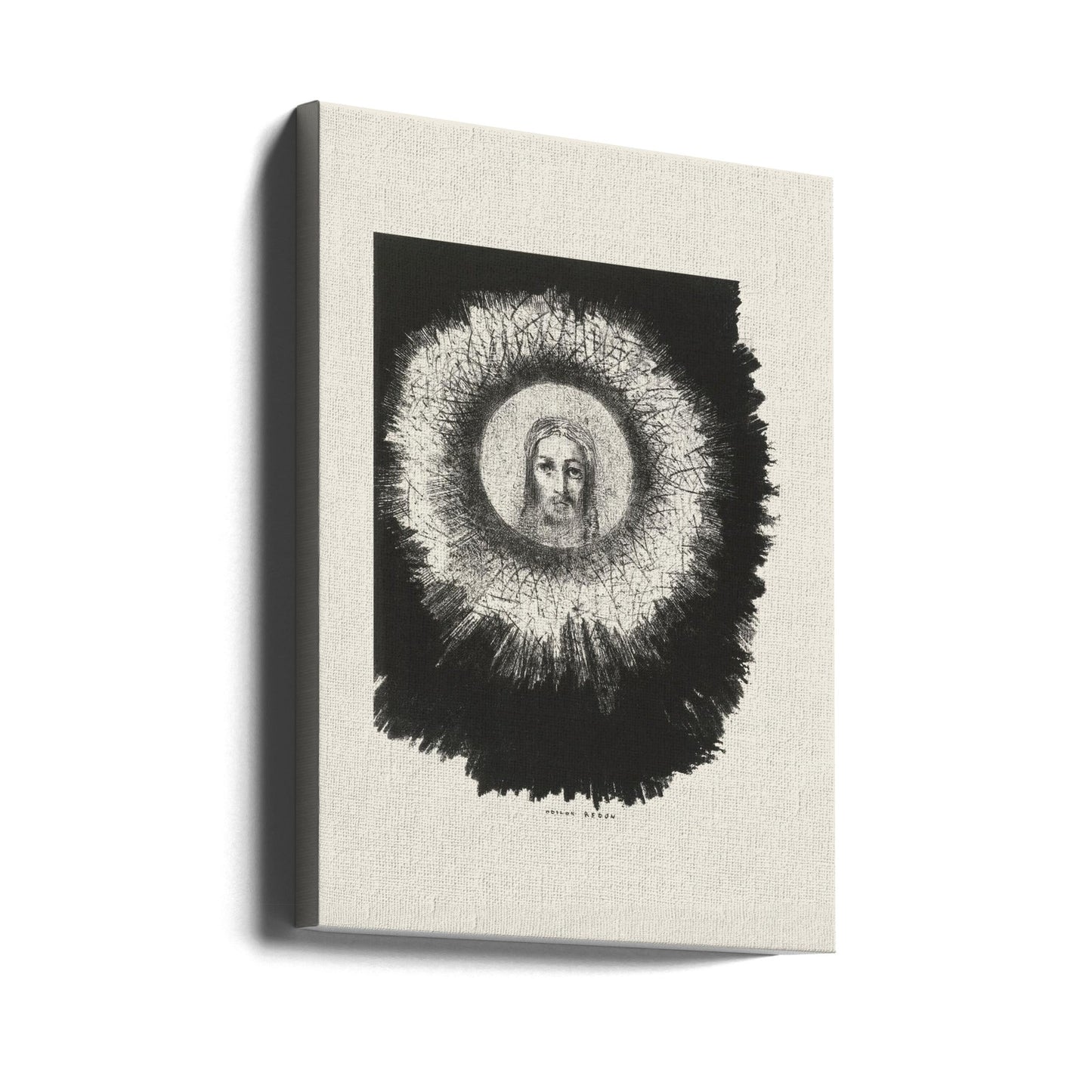 Wall art And the Face of Christ Shone In the Disk of the Sun