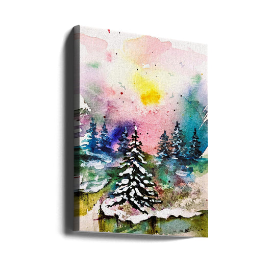 Wall art Winter 9 Canvas Print