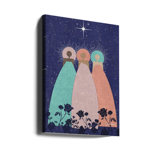 Wall art Three Spirit Guides Canvas Print