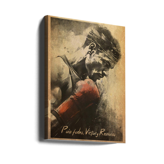 Wall art Pain Fades Victory Remains