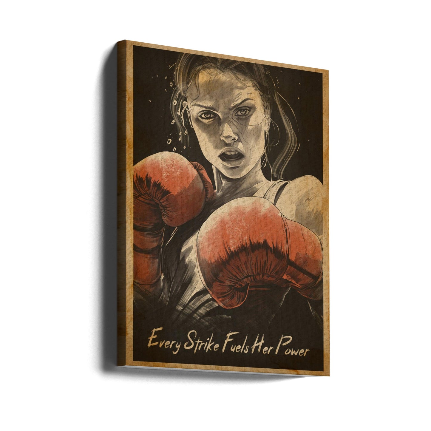 Wall art Every Strike Fuels Her Power