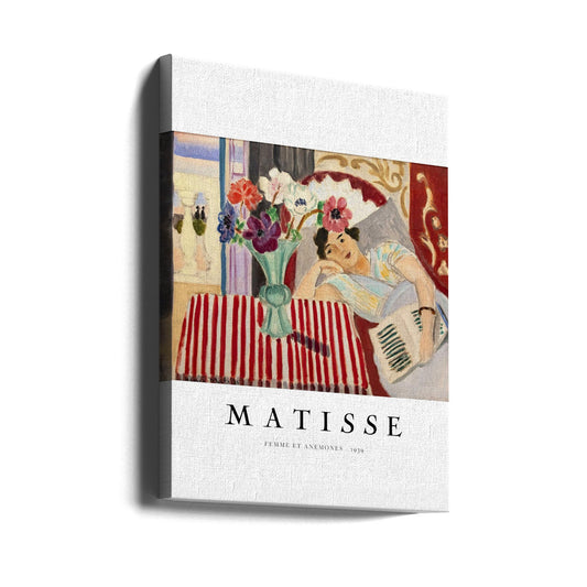 Wall art Femme Et Anémones