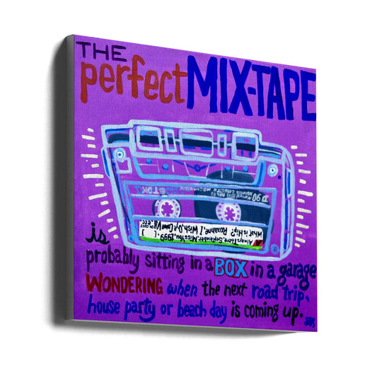 Wall art Mix Tape Canvas Print