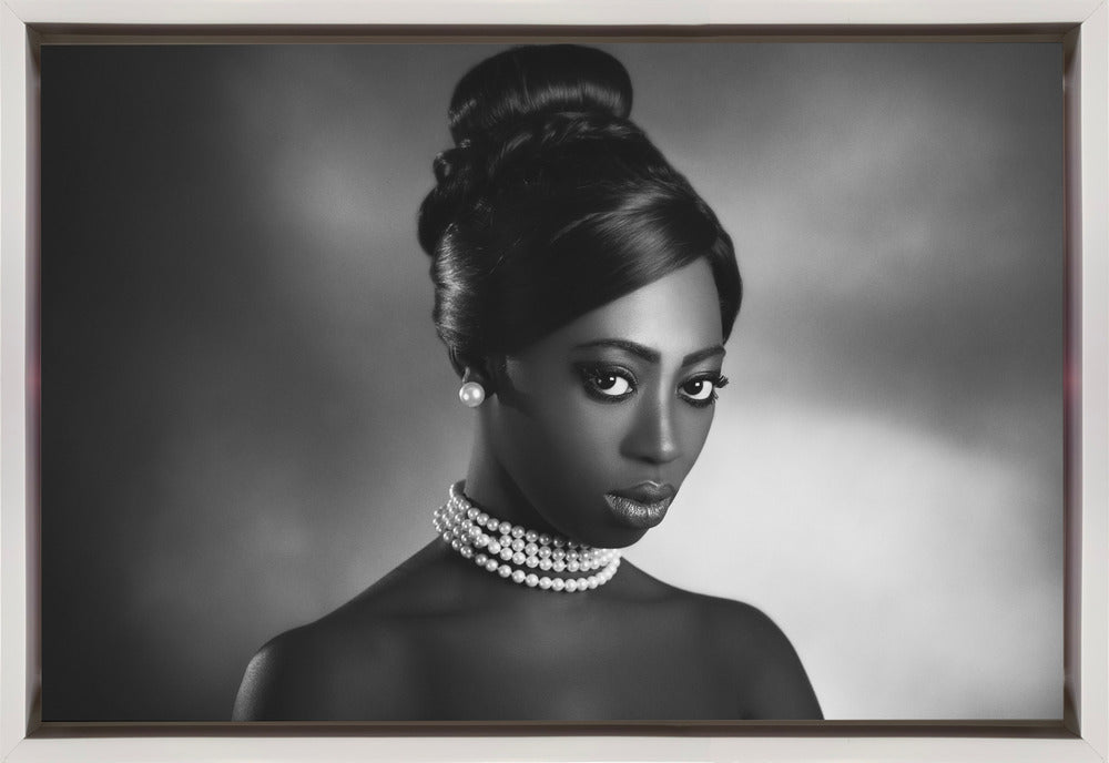 Wall art The white pearls