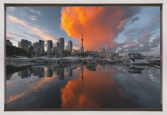 Wall art Burn in Toronto Canvas Print