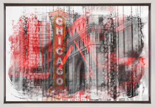 Wall art Chicago | Geometric Mix No. 4