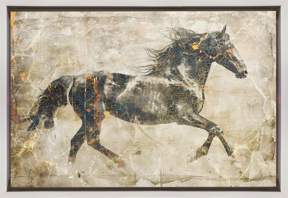 Wall art Horse Vintage Art Illustration 03