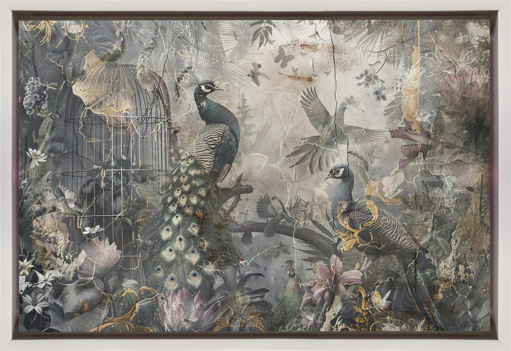 Wall art Bird Birds Animal Vintage Art Illustration Wallart 17