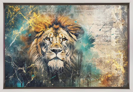Wall art Lion Animal Vintage Art Illustration Wallart 04