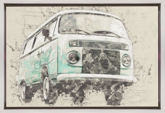 Wall art Volkswagen Combi