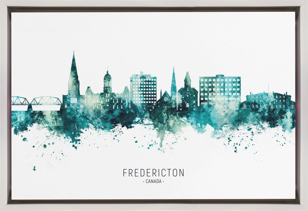 Wall art Fredericton Canada Skyline
