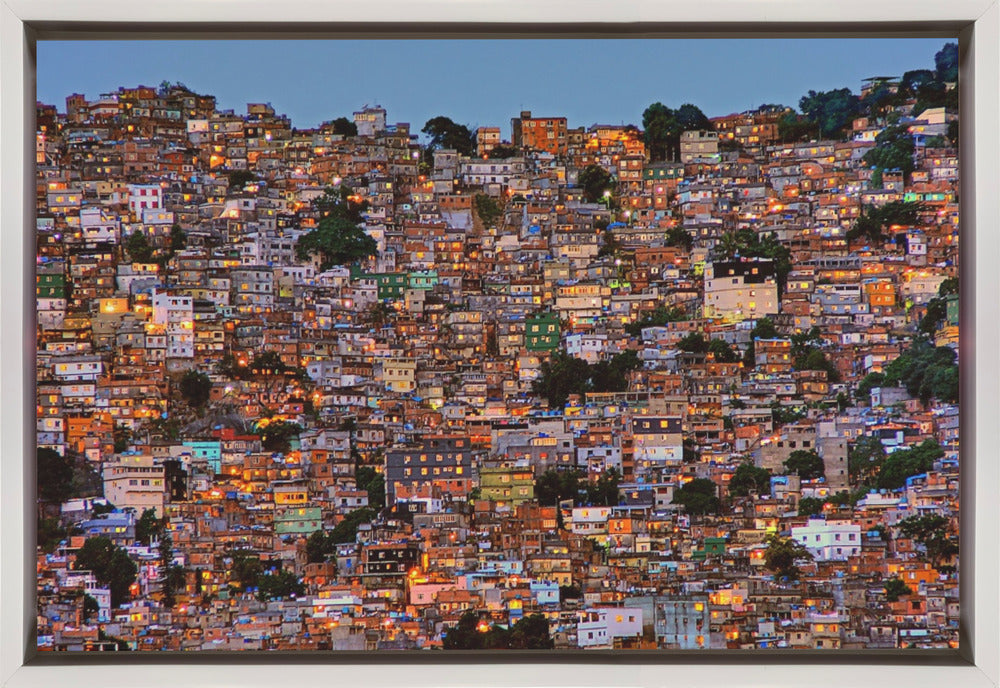 Wall Art Nightfall in the Favela da Rocinha