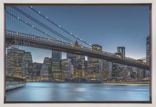 Wall art New York - Blue Hour over Manhattan