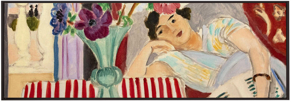 Wall art Femme Et Anémones