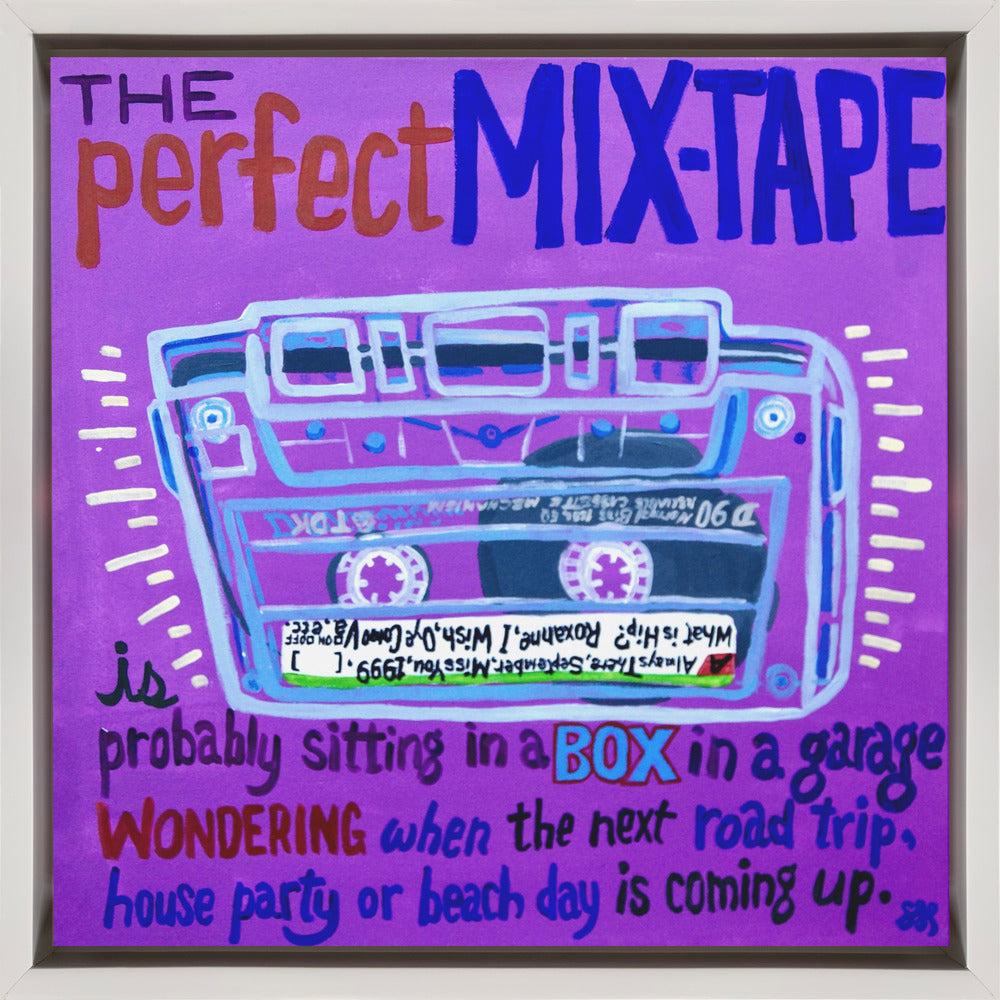 Wall art Mix Tape Canvas Print