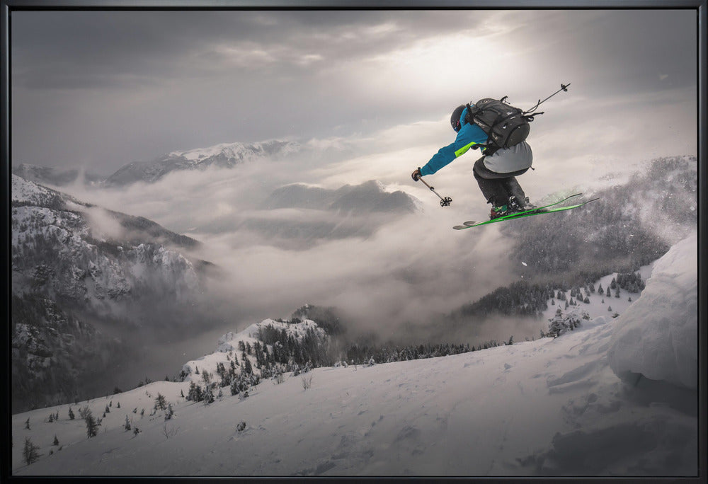 Wall art Backcountry skiing