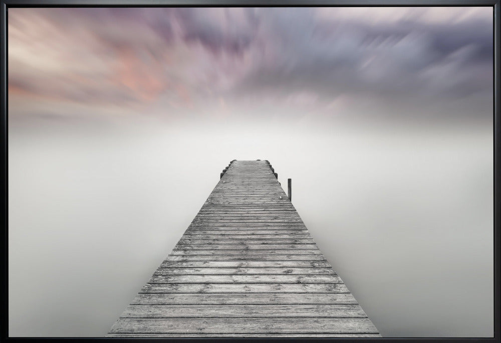 Quay Pier in Fog