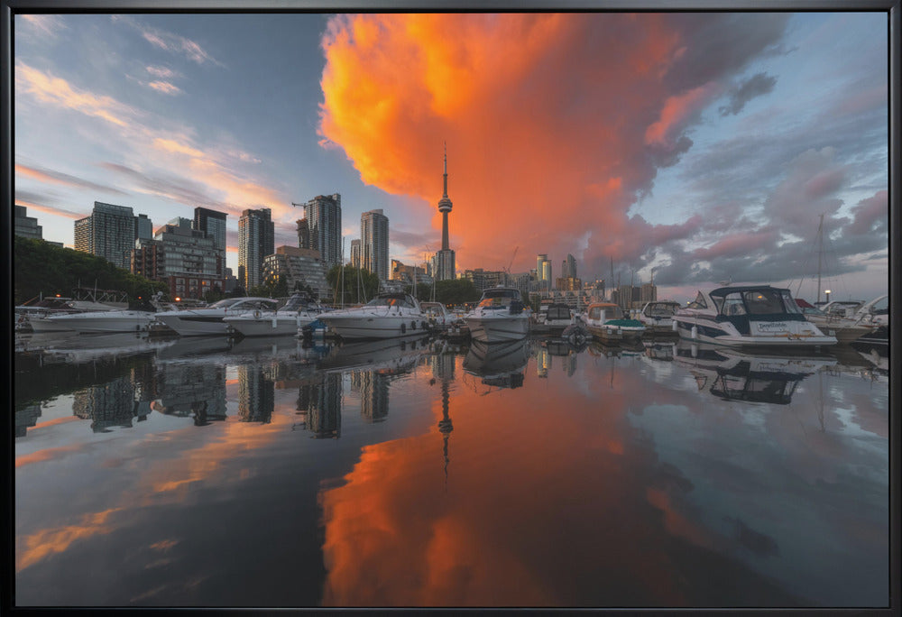 Wall art Burn in Toronto Canvas Print