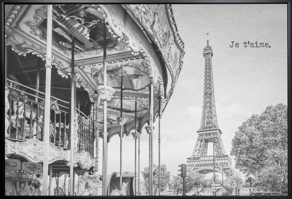 Wall art Je t’aime - Paris