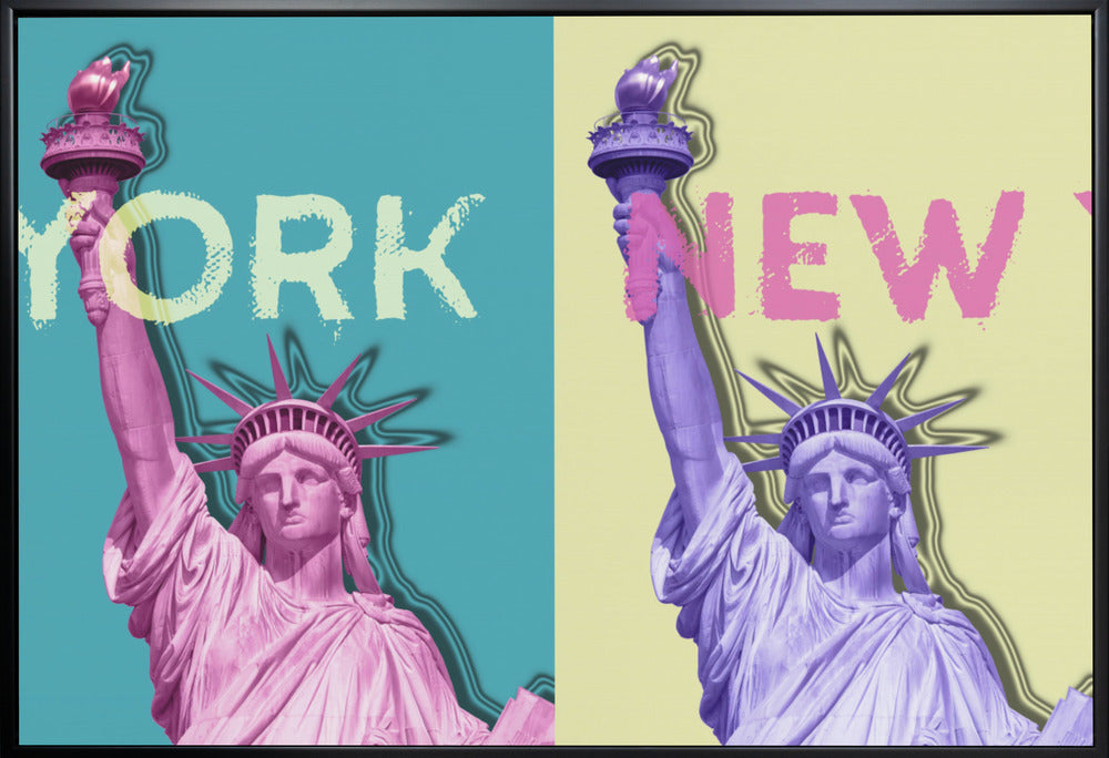 Wall art POP ART Statue of Liberty III