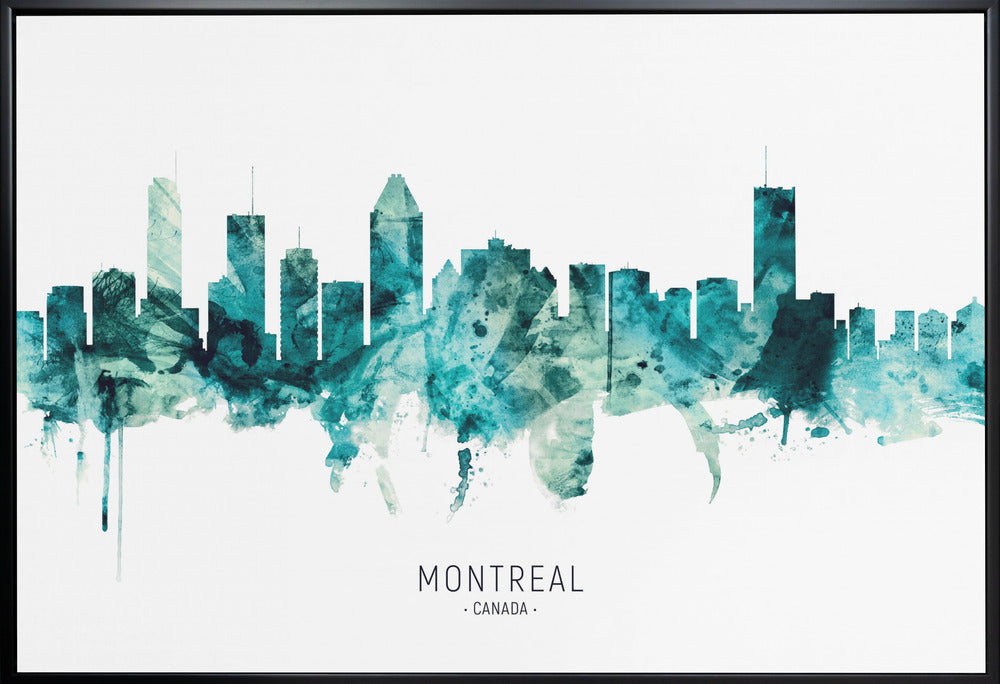 Wall art Montreal Canada Skyline
