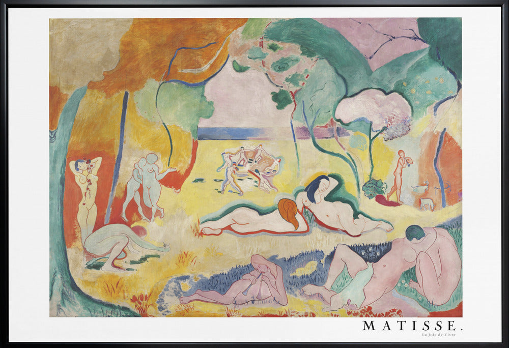 Wall art La Joie De Vivre, With Boarder