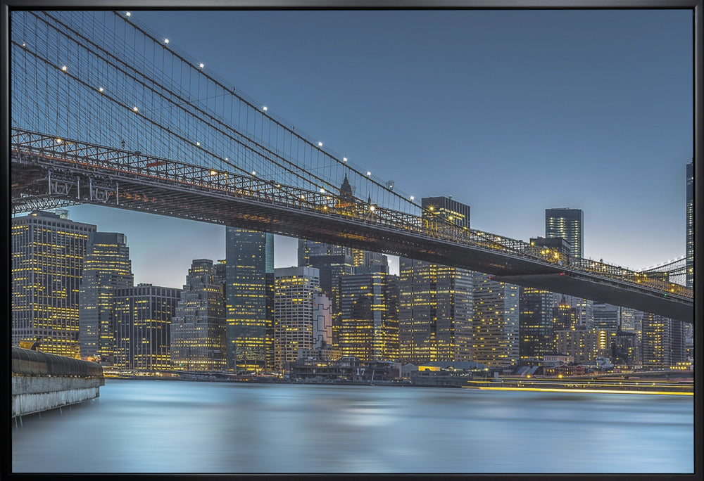 Wall art New York - Blue Hour over Manhattan