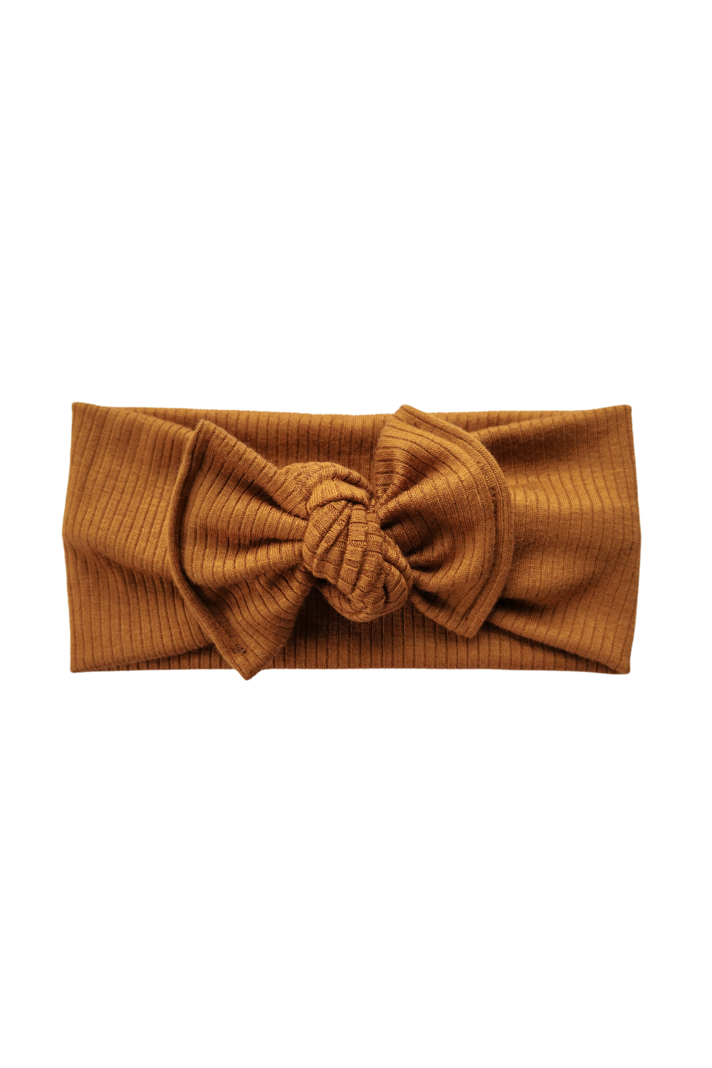 Modal Ribbed Headwrap | Caramel