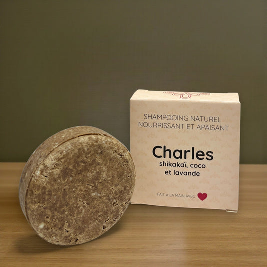 Shampoing naturel CHARLES cuir chevelu sensible et cheveux secs