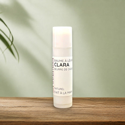Baume à lèvres naturel CLARA beurre de cacao et karité