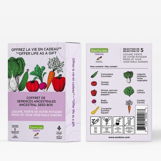 Coffret de semences de légumes | Fierté de votre potager