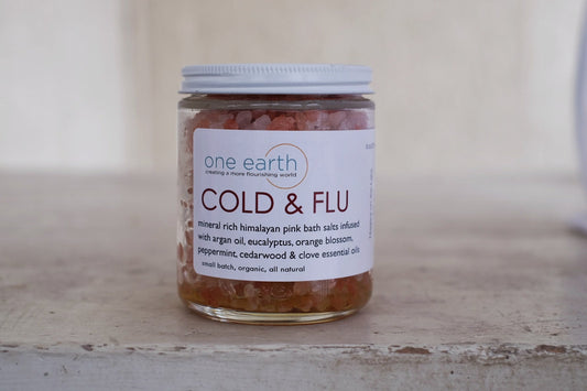 Argan Oil Bath Salt Soak - Breathe (Cold & Flu)