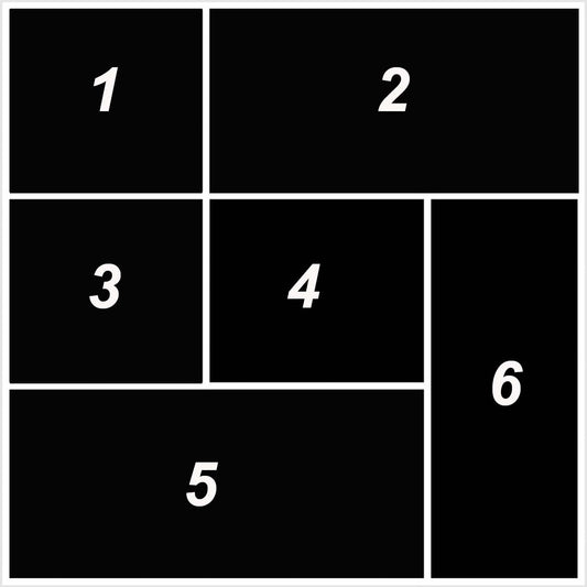 36″X36″  Custom Canvas Collage Photo 6 blocks