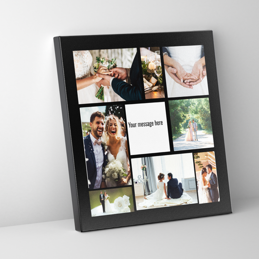 20″X20″ Collage Canvas Photo Square 8 blocks