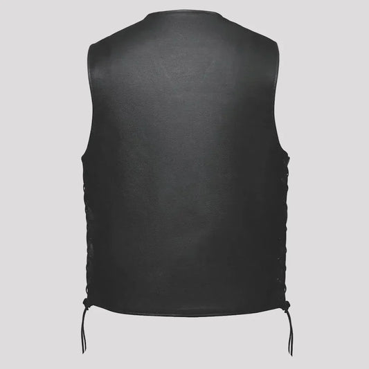 Unik International Men's Laced Side Motorcycle Vest