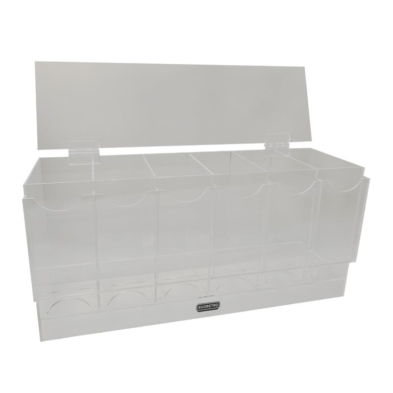 EVORETRO Card Dispenser Pokémon Booster Pack 6-Slot Acrylic Display Dispenser