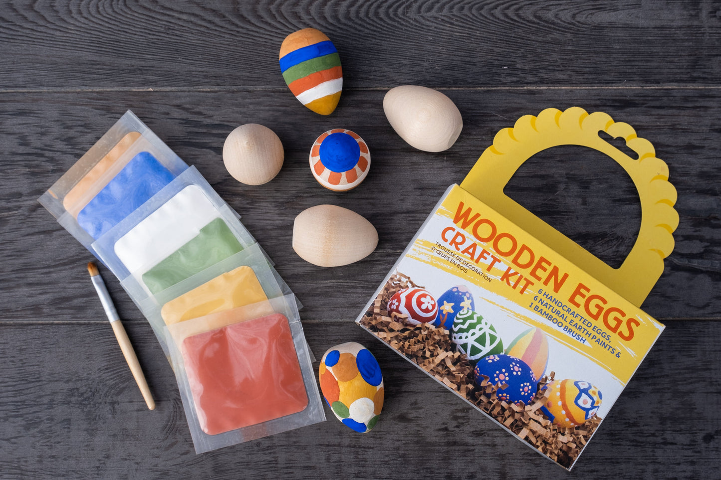 Wooden Eggs Craft Kit