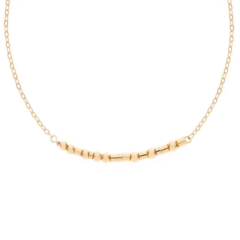 Morse Code Necklace – Custom Secret Message Jewelry