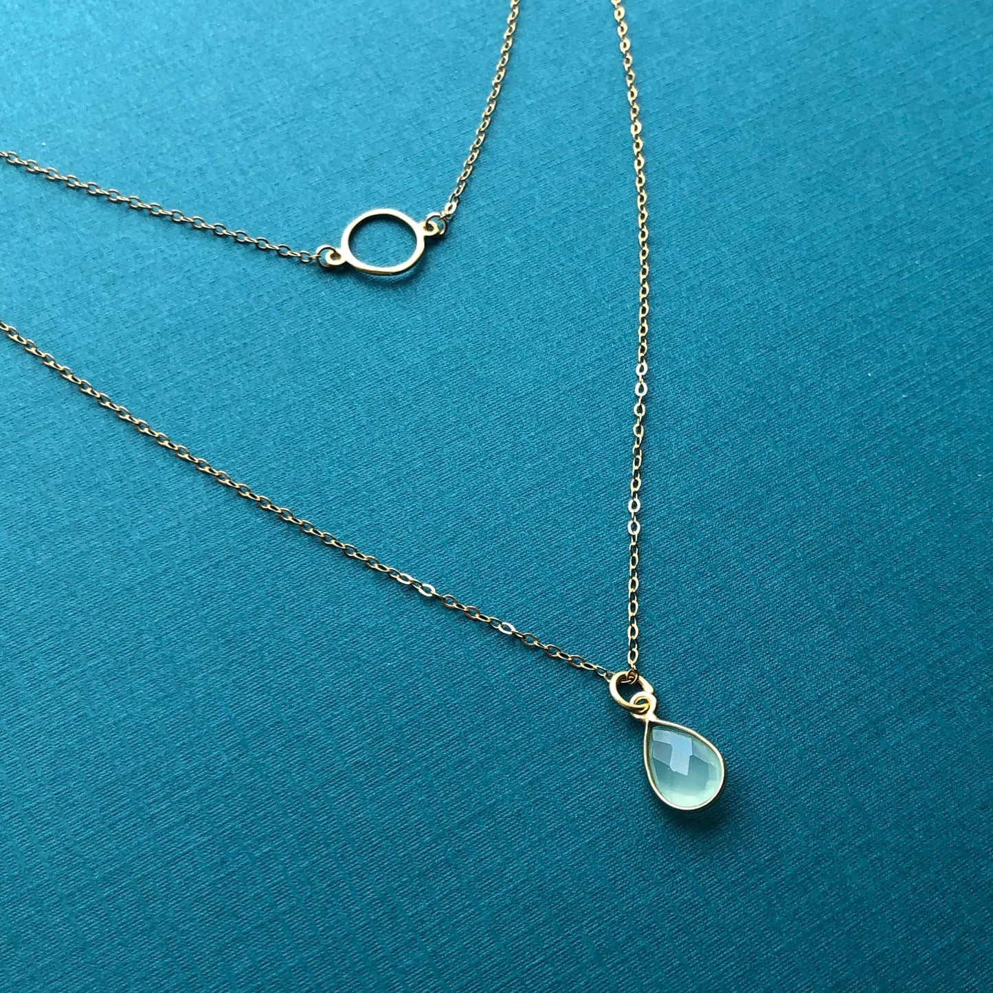 Golden Chalcedony Layered Necklaces