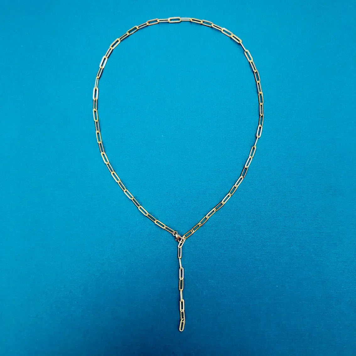 Gold Paperclip Chain
