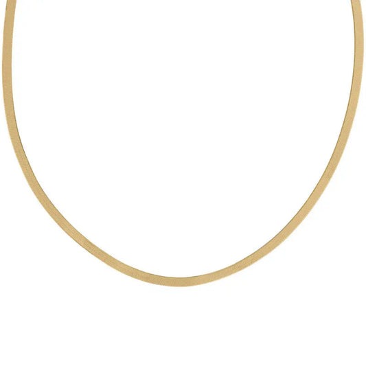 Yellow Gold Herringbone Chain