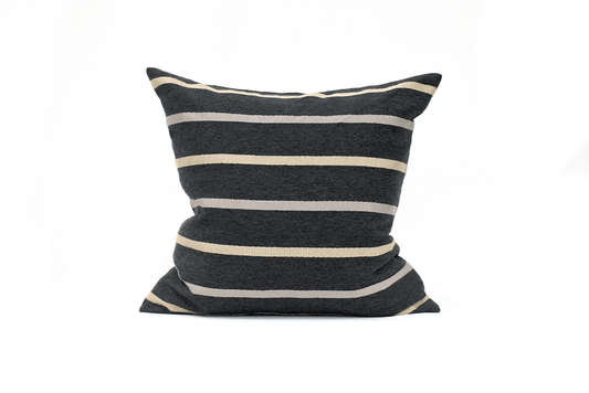 Espresso Stripe Cushion Cover