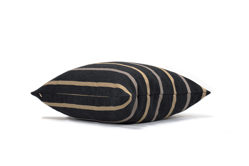 Espresso Stripe Cushion Cover