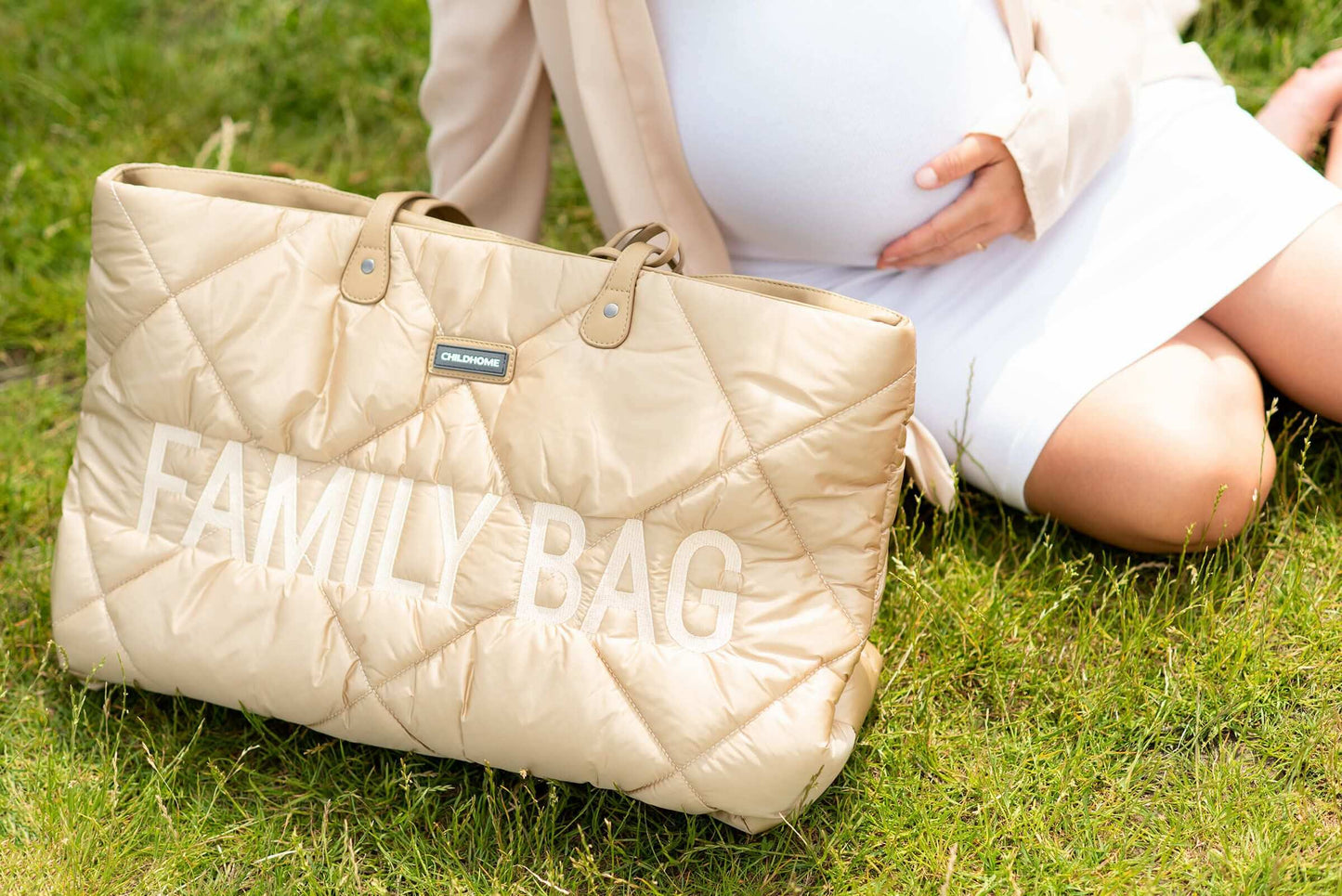 Cloud Comfort Puffer Family Bag - Beige
