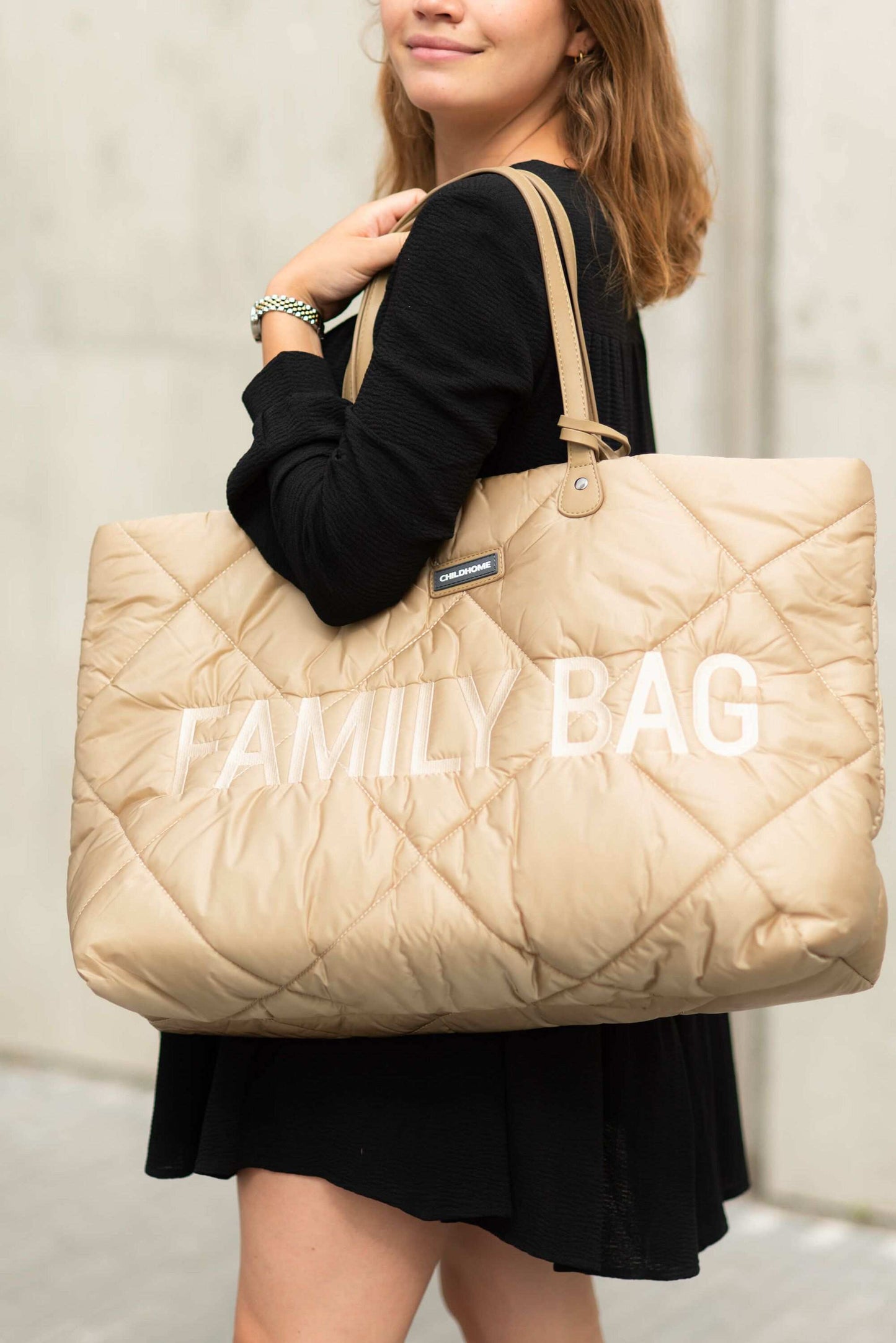 Cloud Comfort Puffer Family Bag - Beige