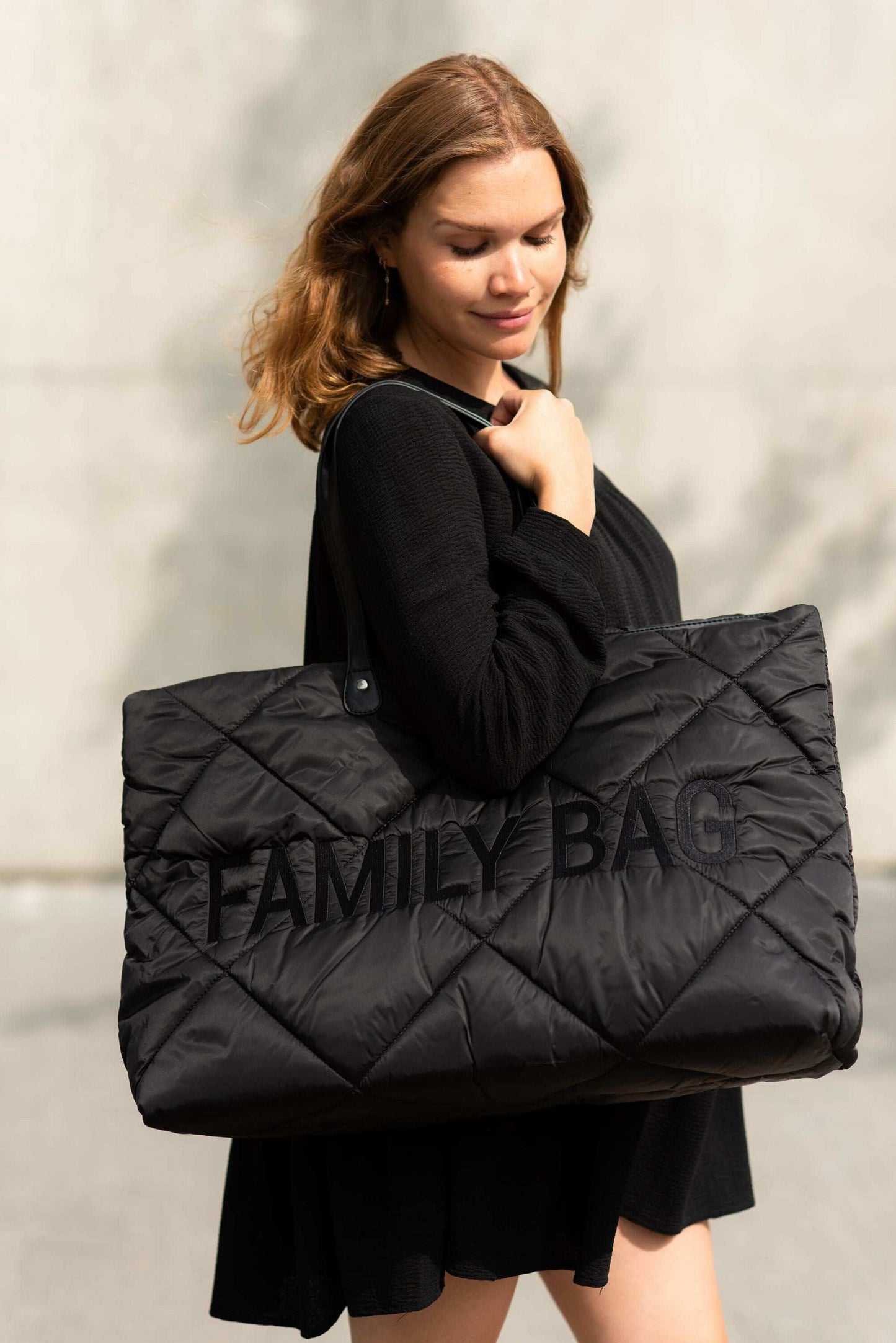 Cloud Comfort Puffer Family Bag - Black