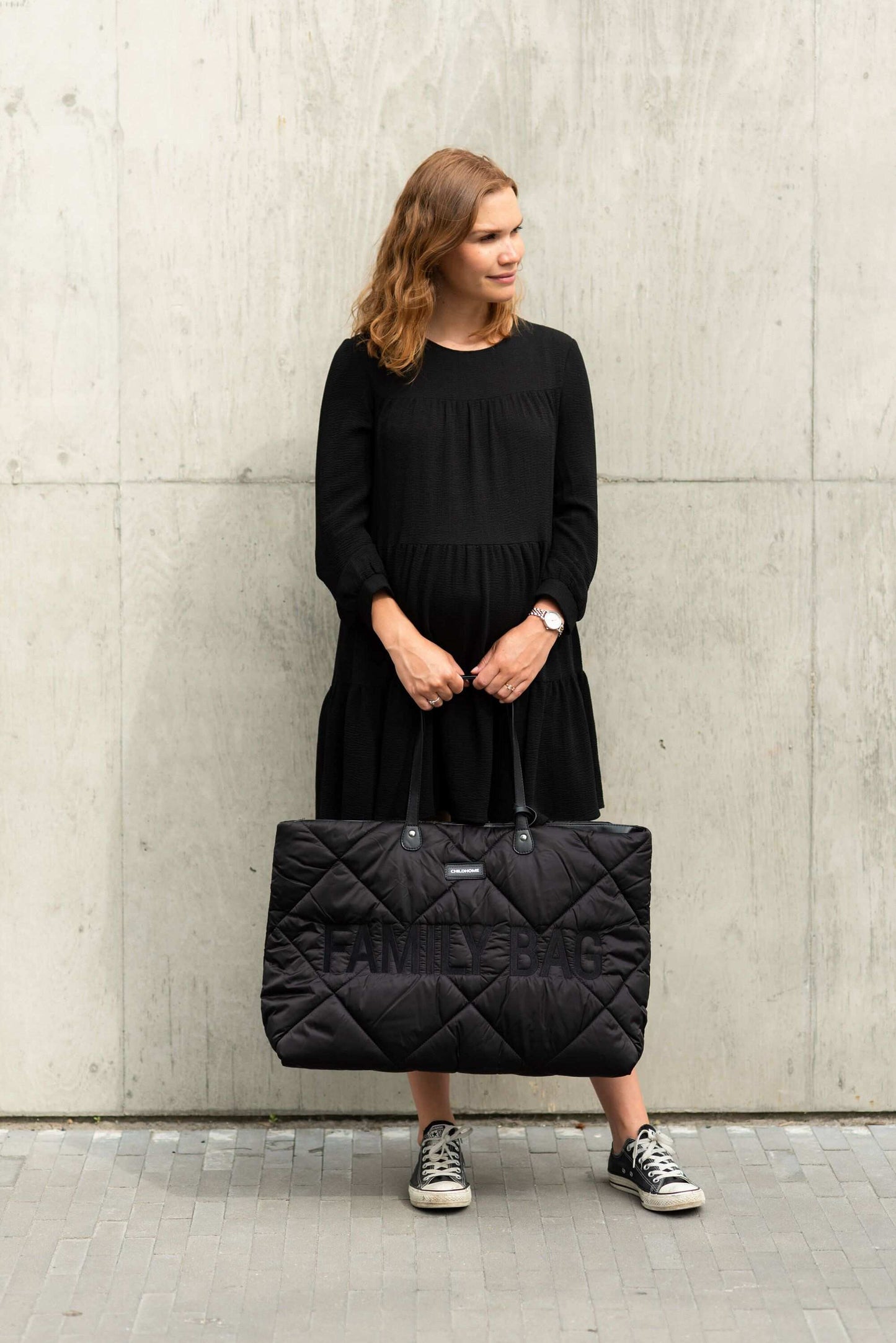 Cloud Comfort Puffer Family Bag - Black